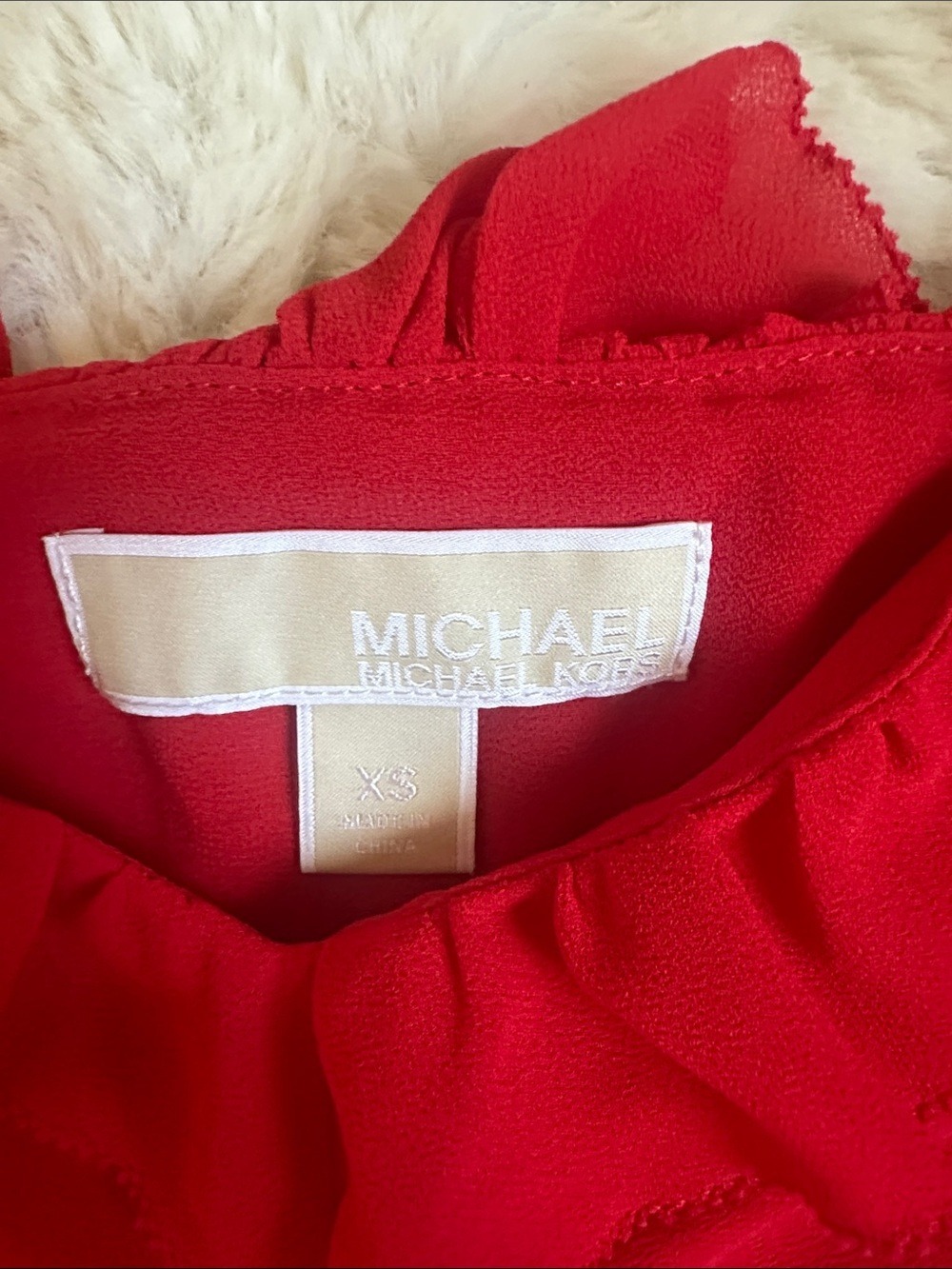 Red Dress Michael Kors XS - Picture 2 of 4